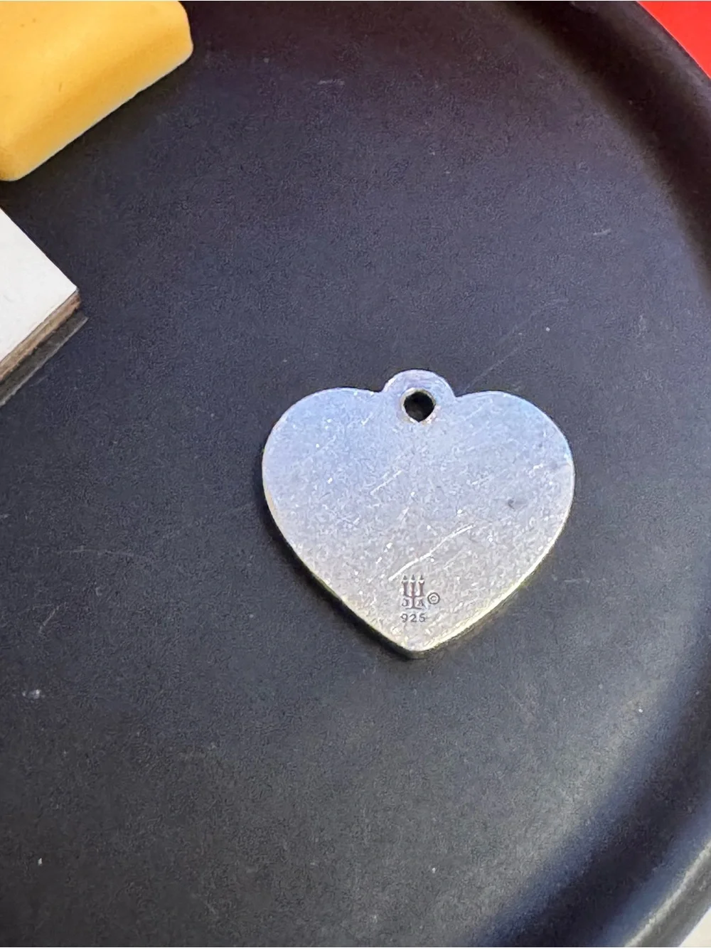 James Avery Sweet 13 Heart Charm in Silver